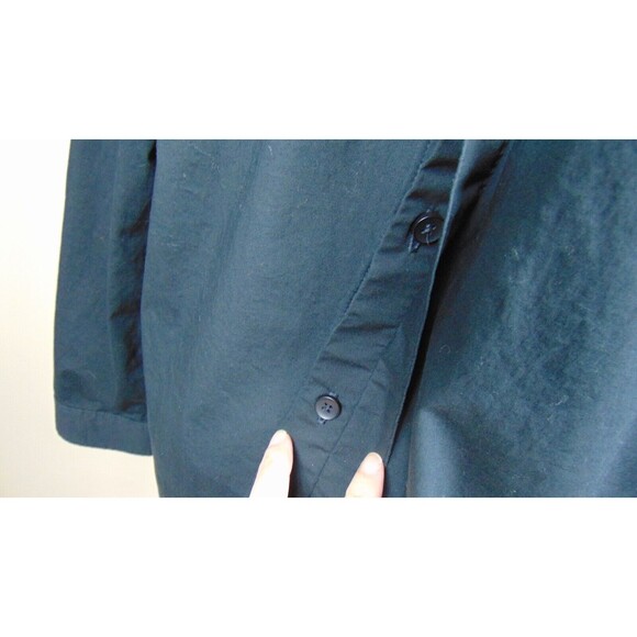 Lululemon Recommission LS Shirt Buttondown Four-Way Stretch Sz Medium Black - Picture 5 of 11